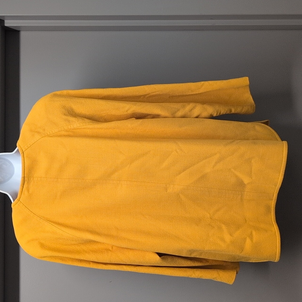 Saks Fifth Avenue Helga Yellow Cape Jacket Vintage - Picture 3 of 4